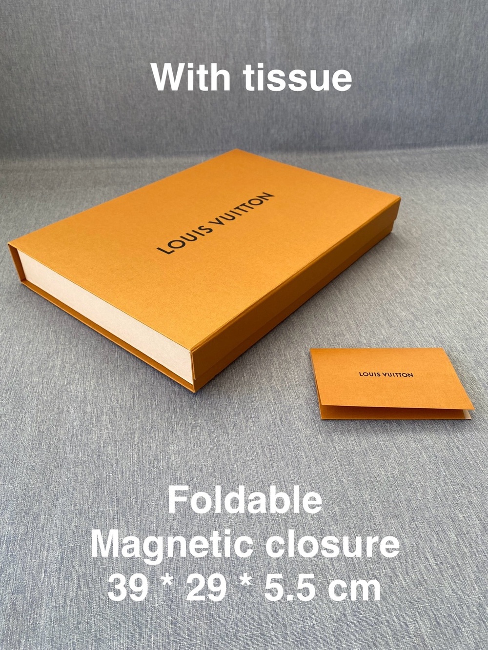 Authentic Louis Vuitton | Foldable Magnetic Closure Box Gift Decoration Storage